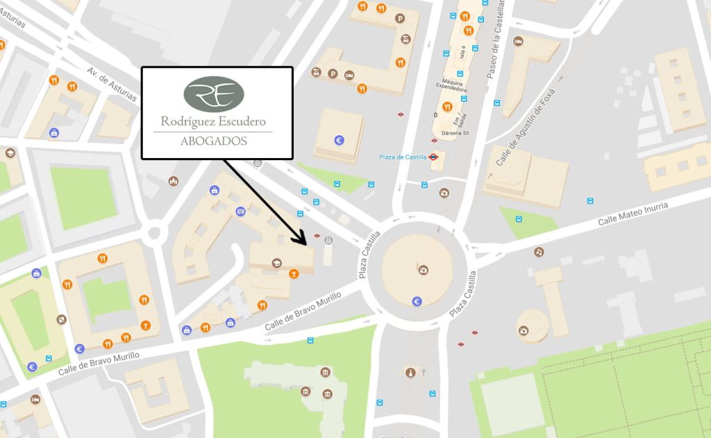 localización Rodríguez Escudero abogados Madrid